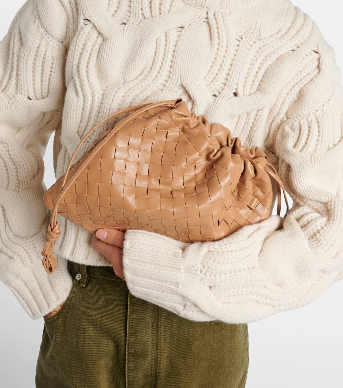 Bottega Veneta - Dustbag Medium leather clutch