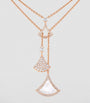 Rose Gold, Mother-of-Pearl and Diamond Divas' Dream Necklace