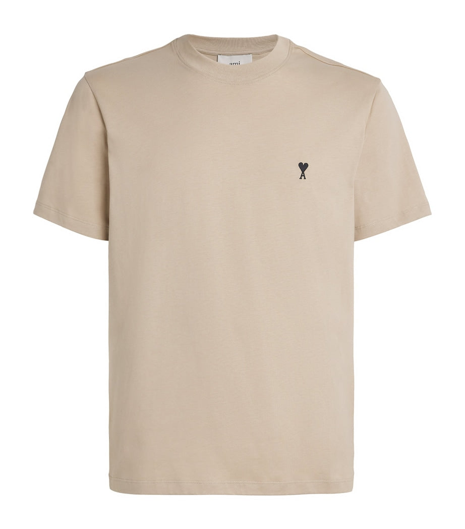 Cotton Embroidered Ami De Coeur T-Shirt