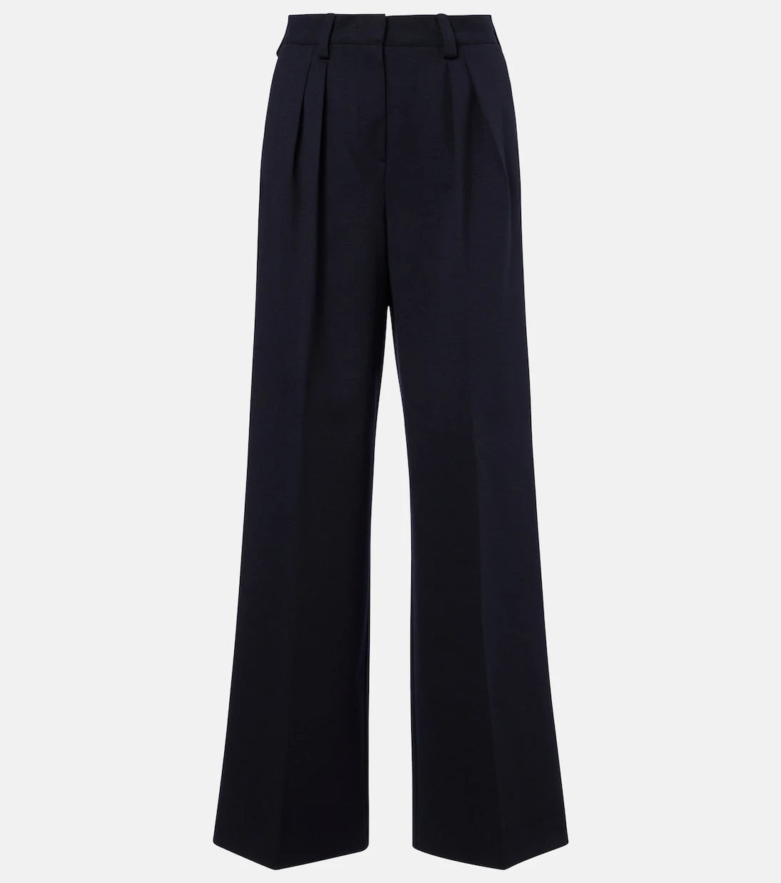 Max Mara - Molo pleated wool and cotton-blend pants