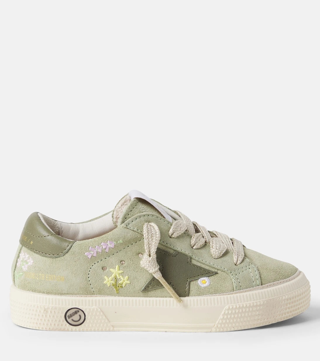 Bonpoint - حذاء رياضي Golstar من الشامواه بالتعاون مع Golden Goose