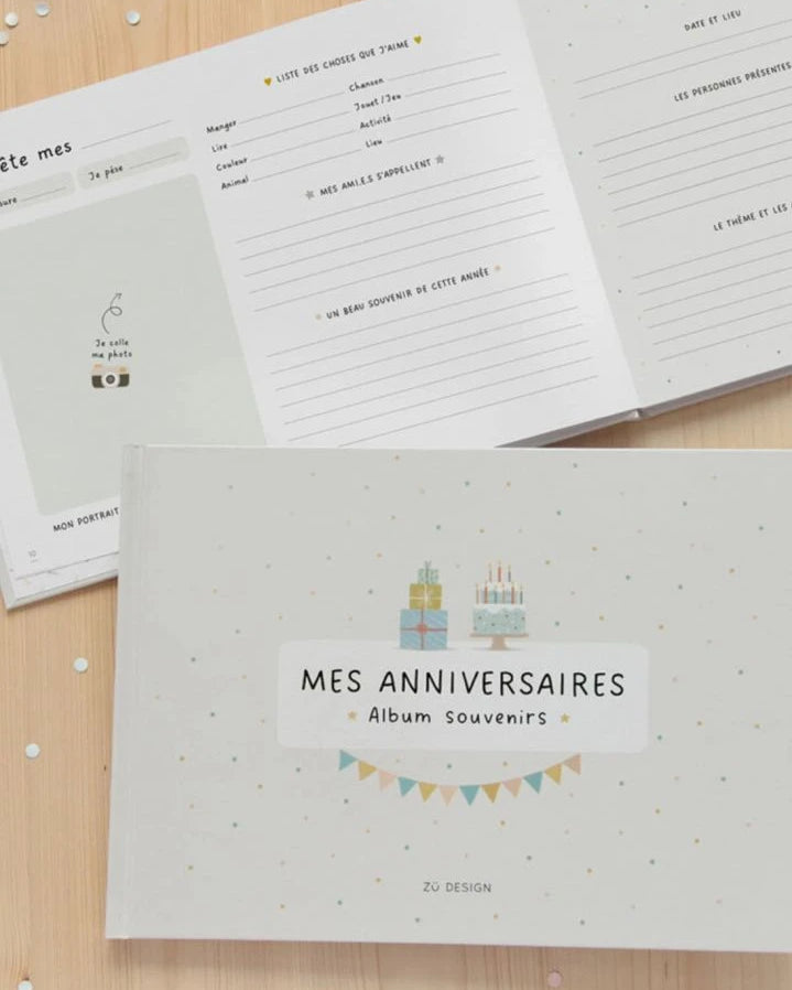 Zü - Mes anniversaires souvenir book