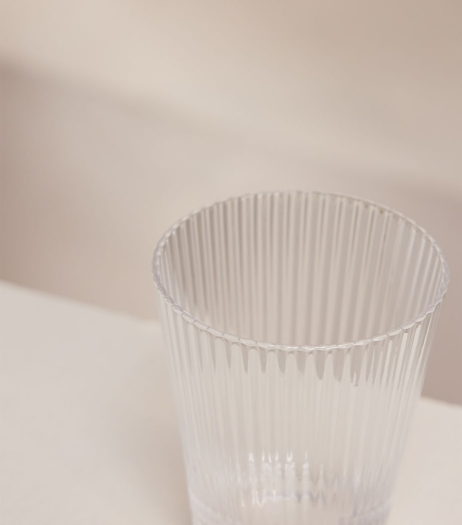 Set of 4 Fluted Water Glasses
