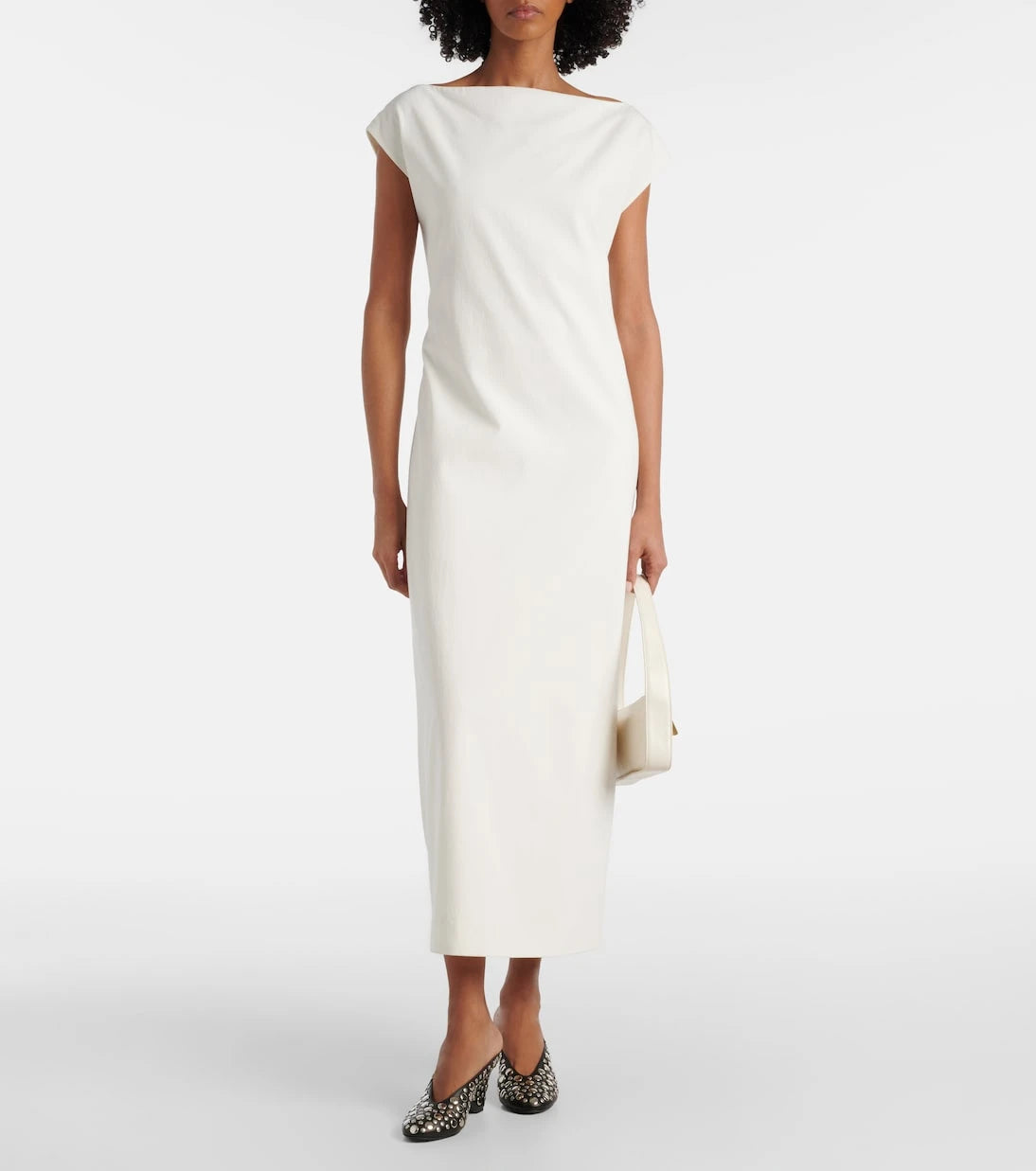 Khaite - Ayame open-back cotton maxi dress
