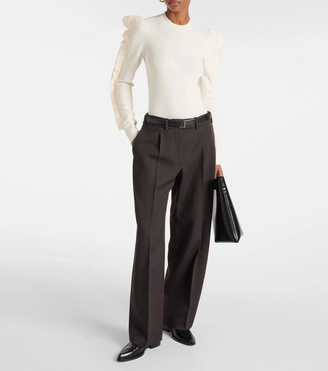 Max Mara - Genero ruffled jersey sweater