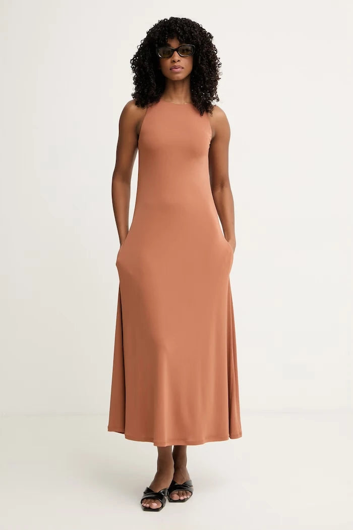 MM by Max Mara рокля от вискоза BOSSO