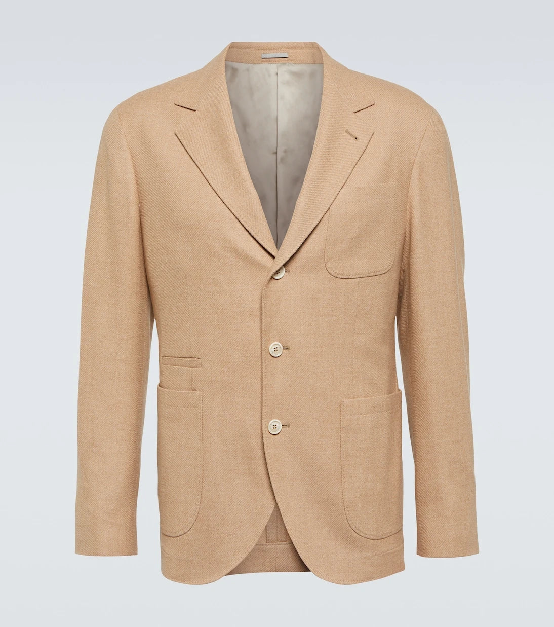 Brunello Cucinelli - Wool, cashmere, and silk twill blazer