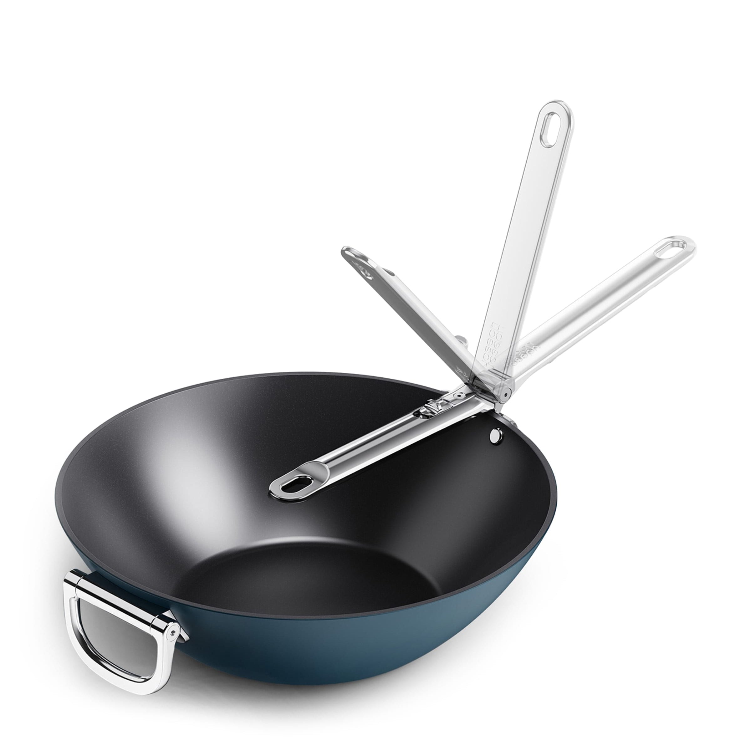 Space Non-Stick Folding Handle Wok (32cm)