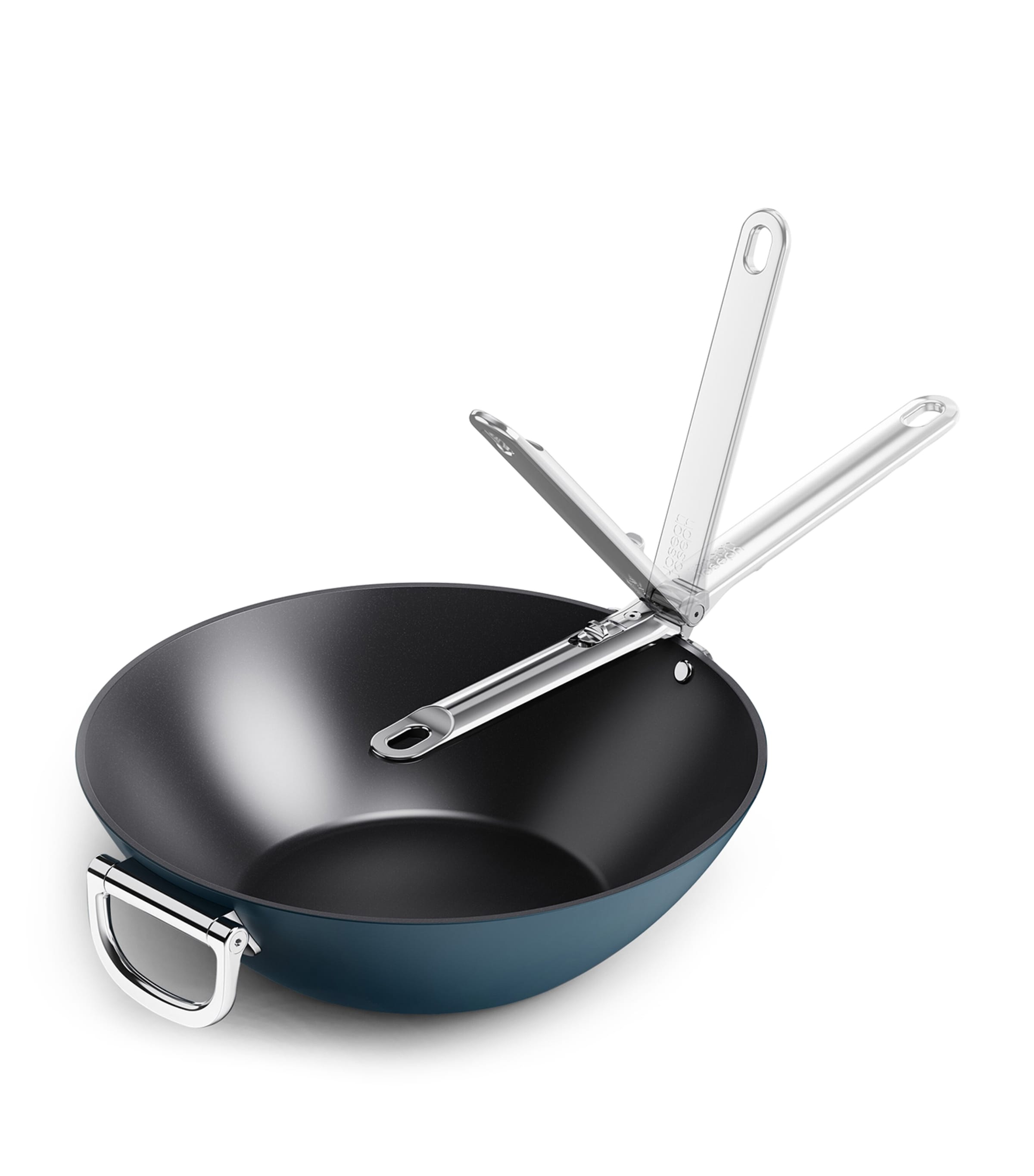 Space Non-Stick Folding Handle Wok (32cm)