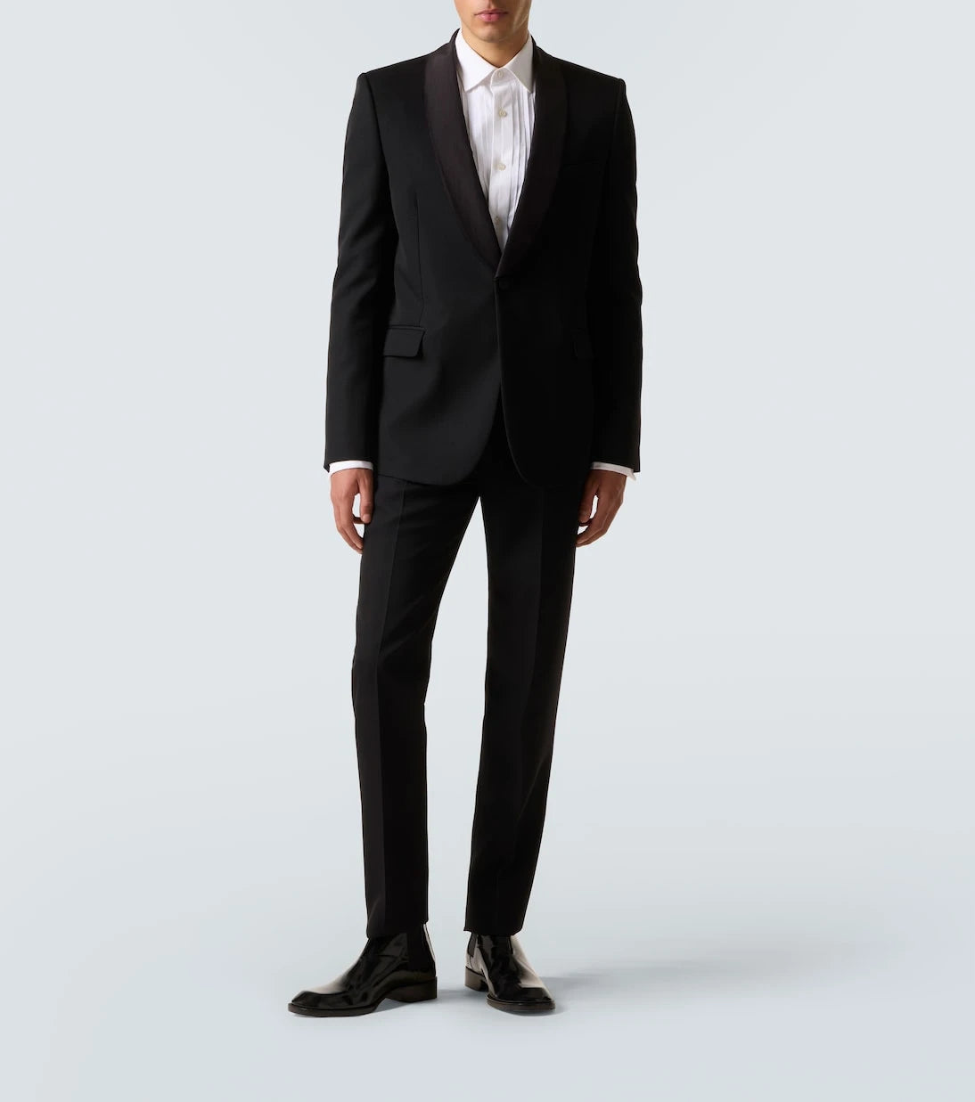 McQueen - Virgin wool tuxedo jacket