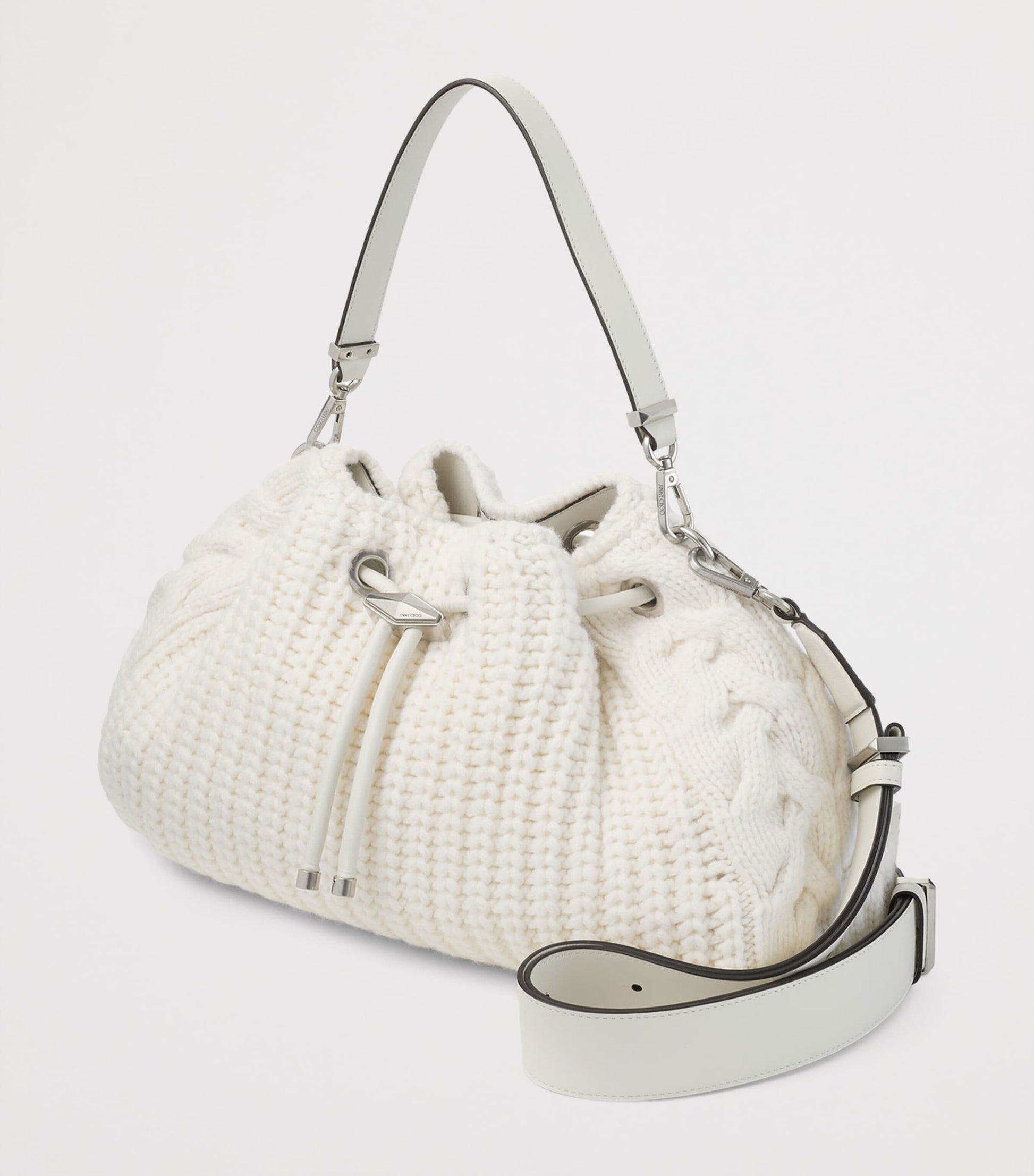 Bon Bon Cinch Wool Top-Handle Bag