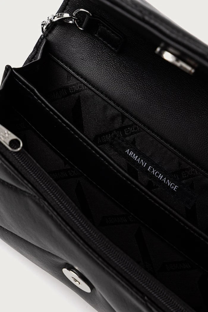 Armani Exchange kadın suni deri crossbody çanta