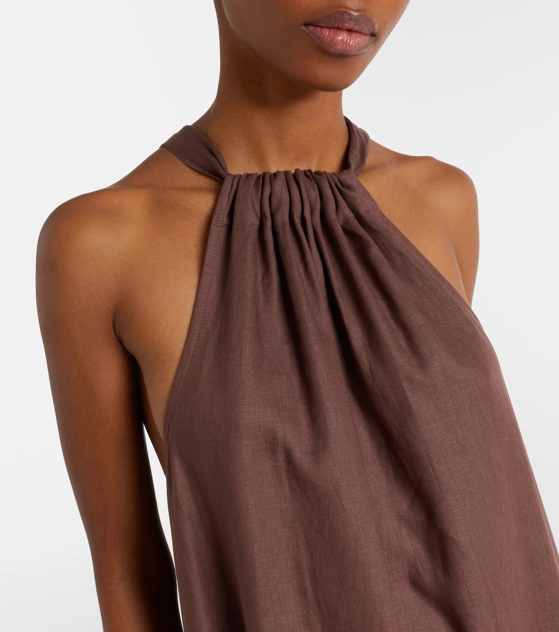 Asceno - Linen maxi dress