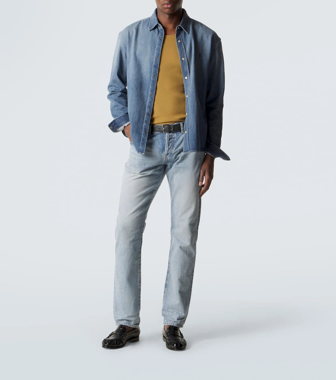 Saint Laurent - Faded slim jeans