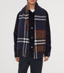 Cashmere Contrast Check Scarf