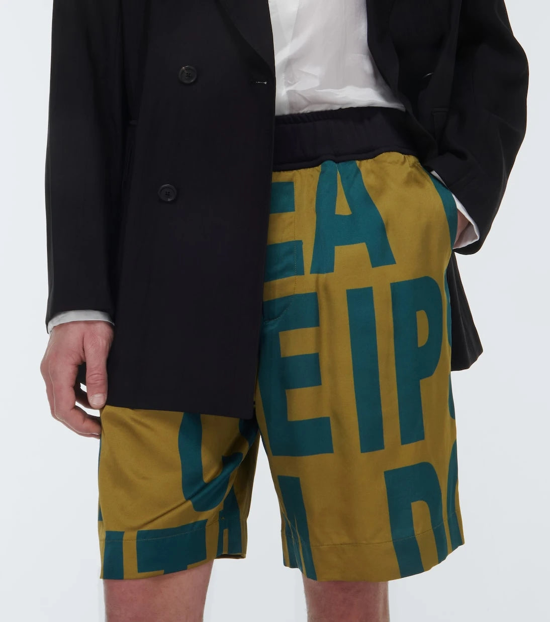 Dries Van Noten - Printed mid-rise jersey shorts