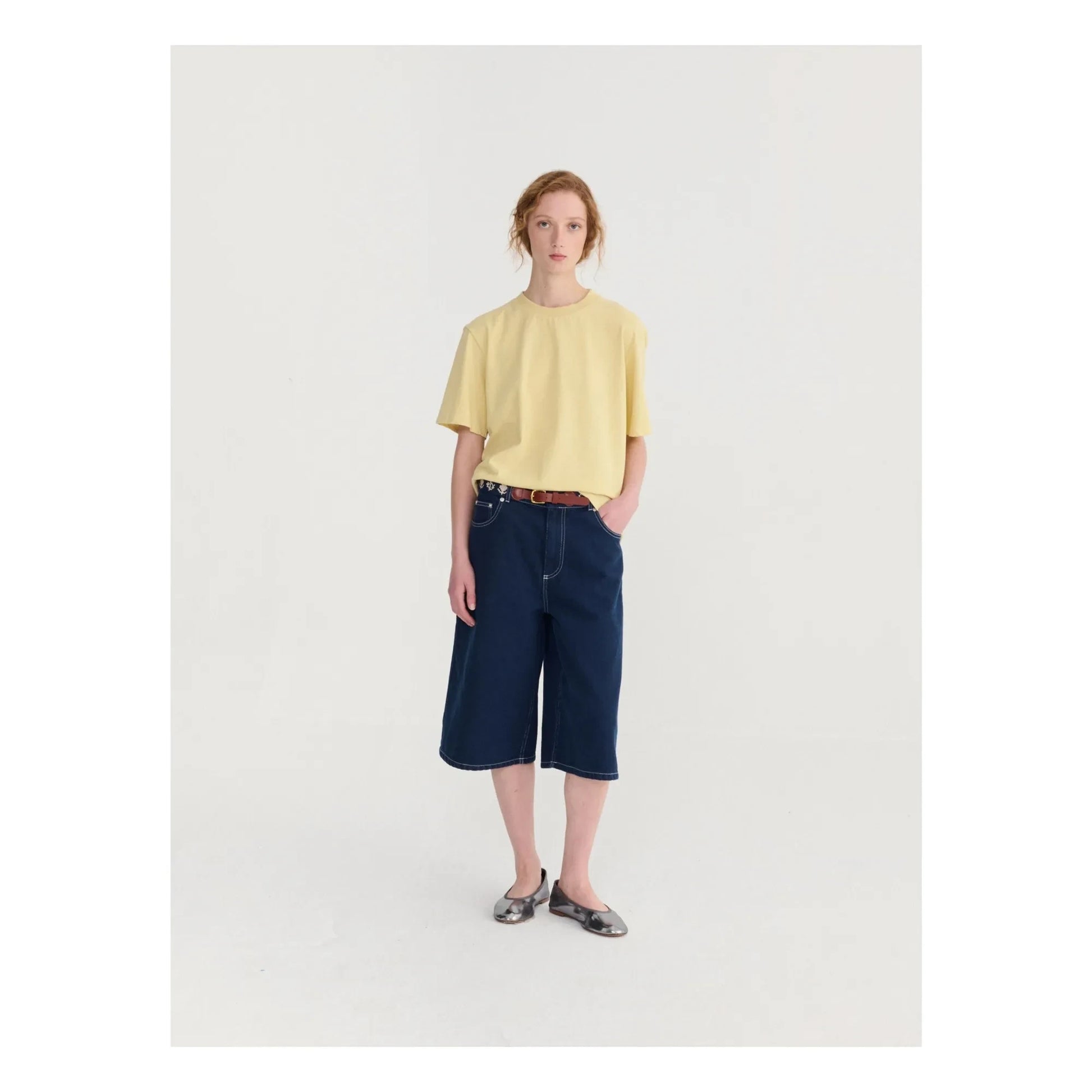 Bobo Choses - Denim Organic Cotton Bermuda shorts | Blue