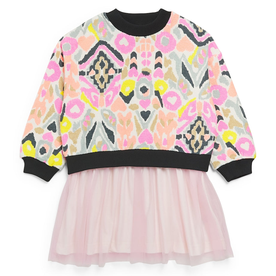 Printed Sweater Dress (2-6 Years)
