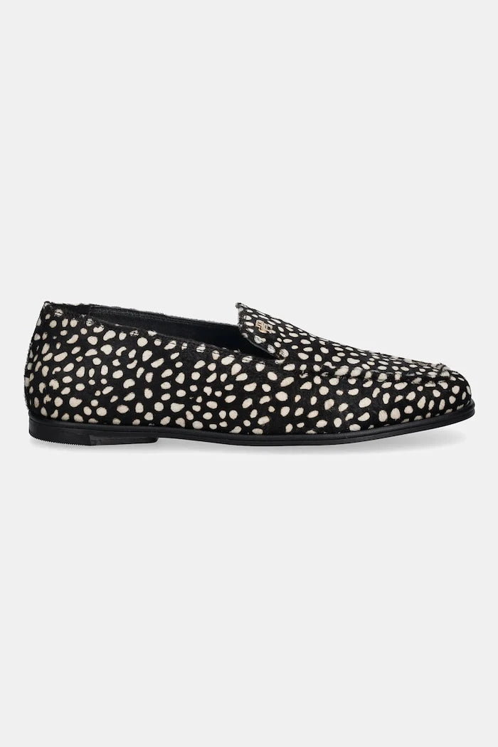 Tommy Hilfiger TH PONEY HAIR LOAFER Kadife Mokasinler
