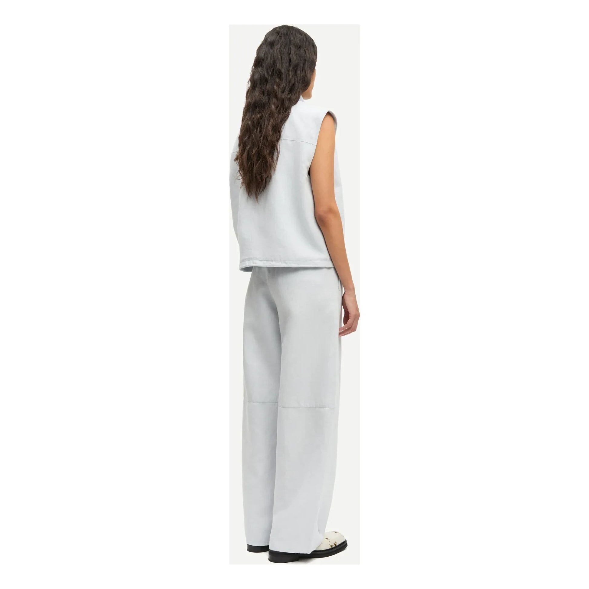 Samsoe Samsoe - Saroko organic cotton pants | Light grey