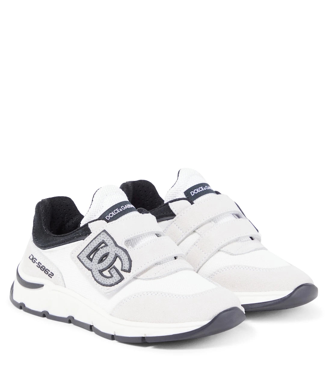 Dolce&Gabbana Kids - DG Running suede sneakers
