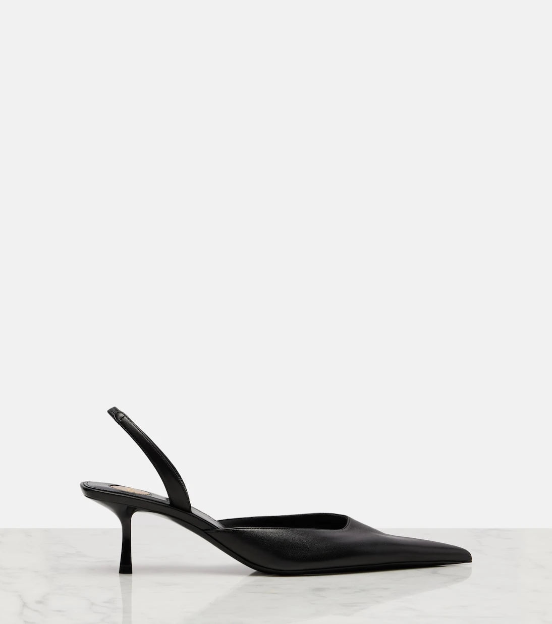 Saint Laurent - Misty 55 leather slingback pumps