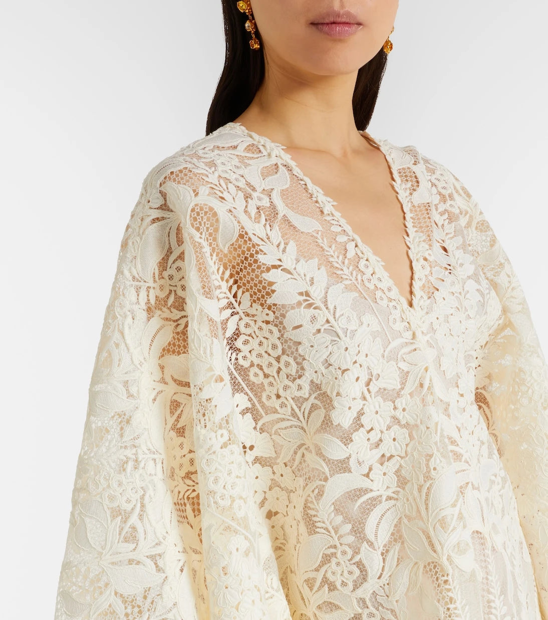 Oscar de la Renta - Guipure lace kaftan