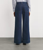 Rag & Bone Blue Selah Wide-Leg Jeans