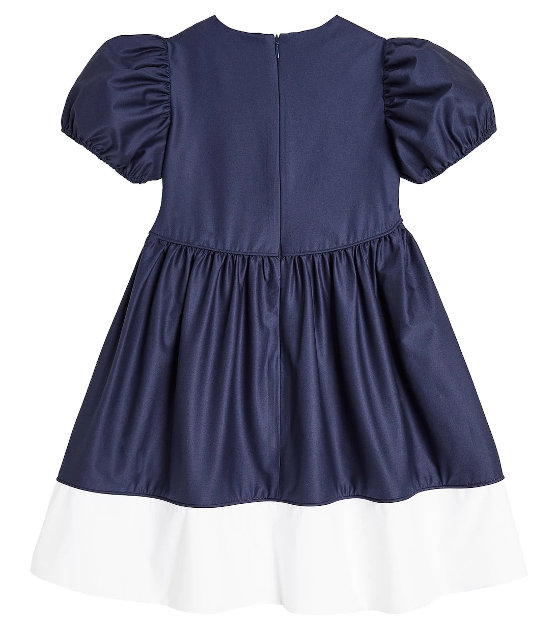 Il Gufo - Puff-sleeve cotton-blend dress