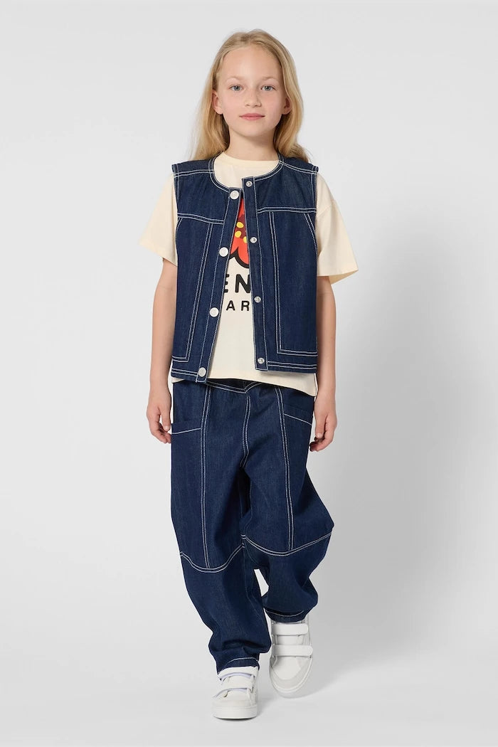 Детска памучна тениска Kenzo Kids