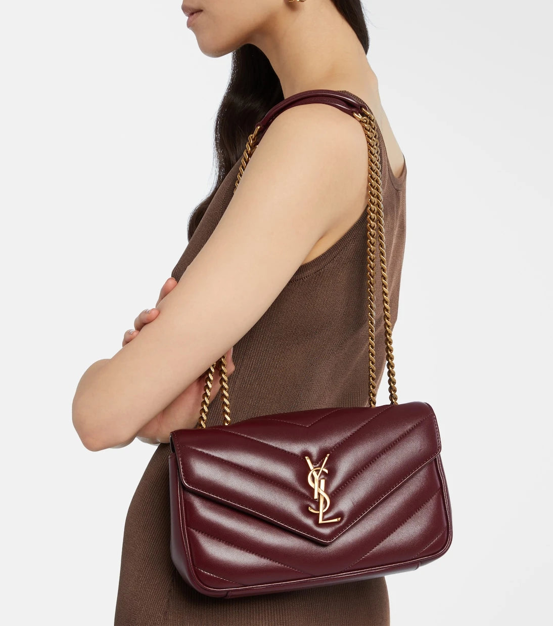 Saint Laurent - Loulou Small leather shoulder bag