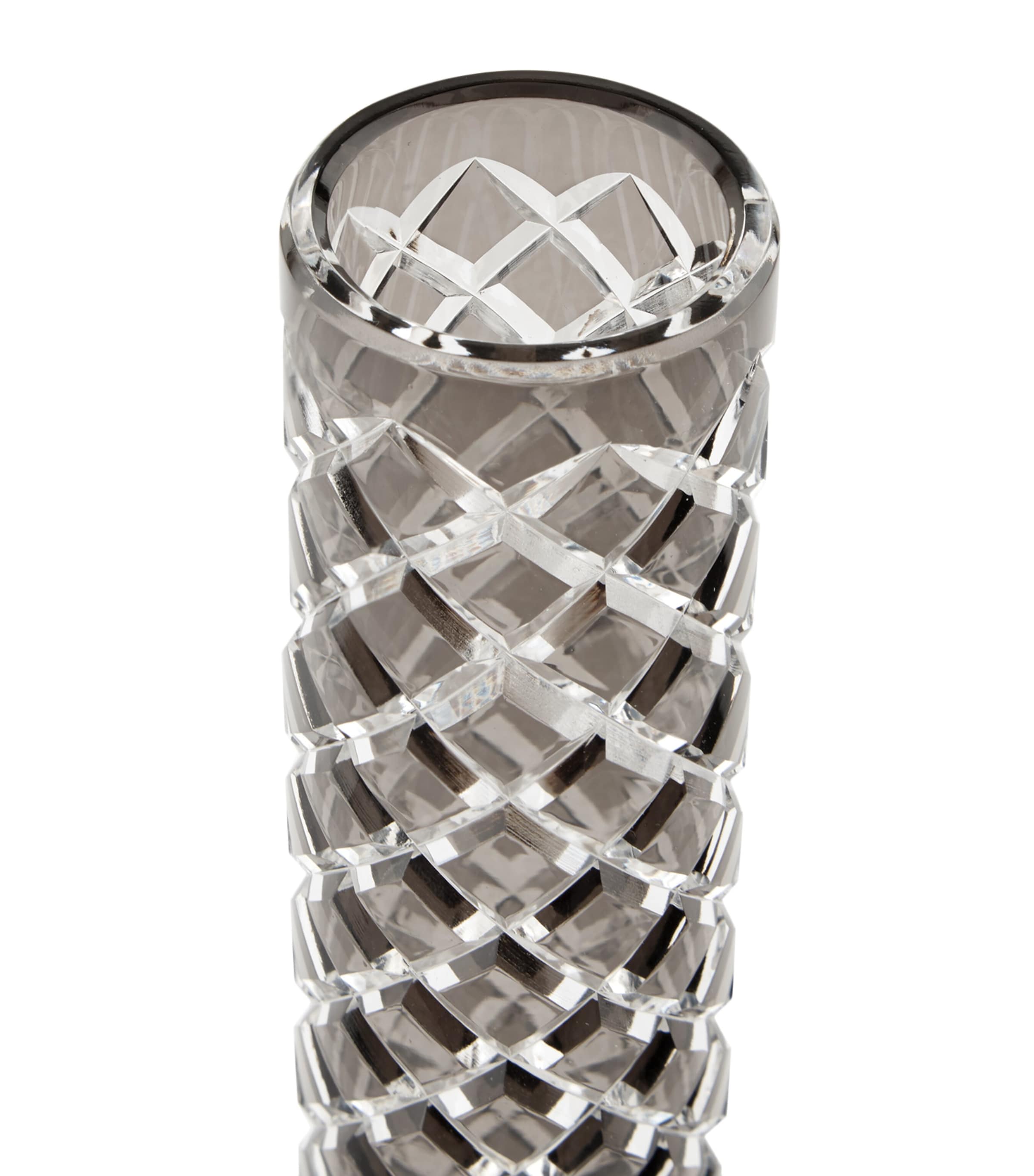 Bevelled Crystal Vase