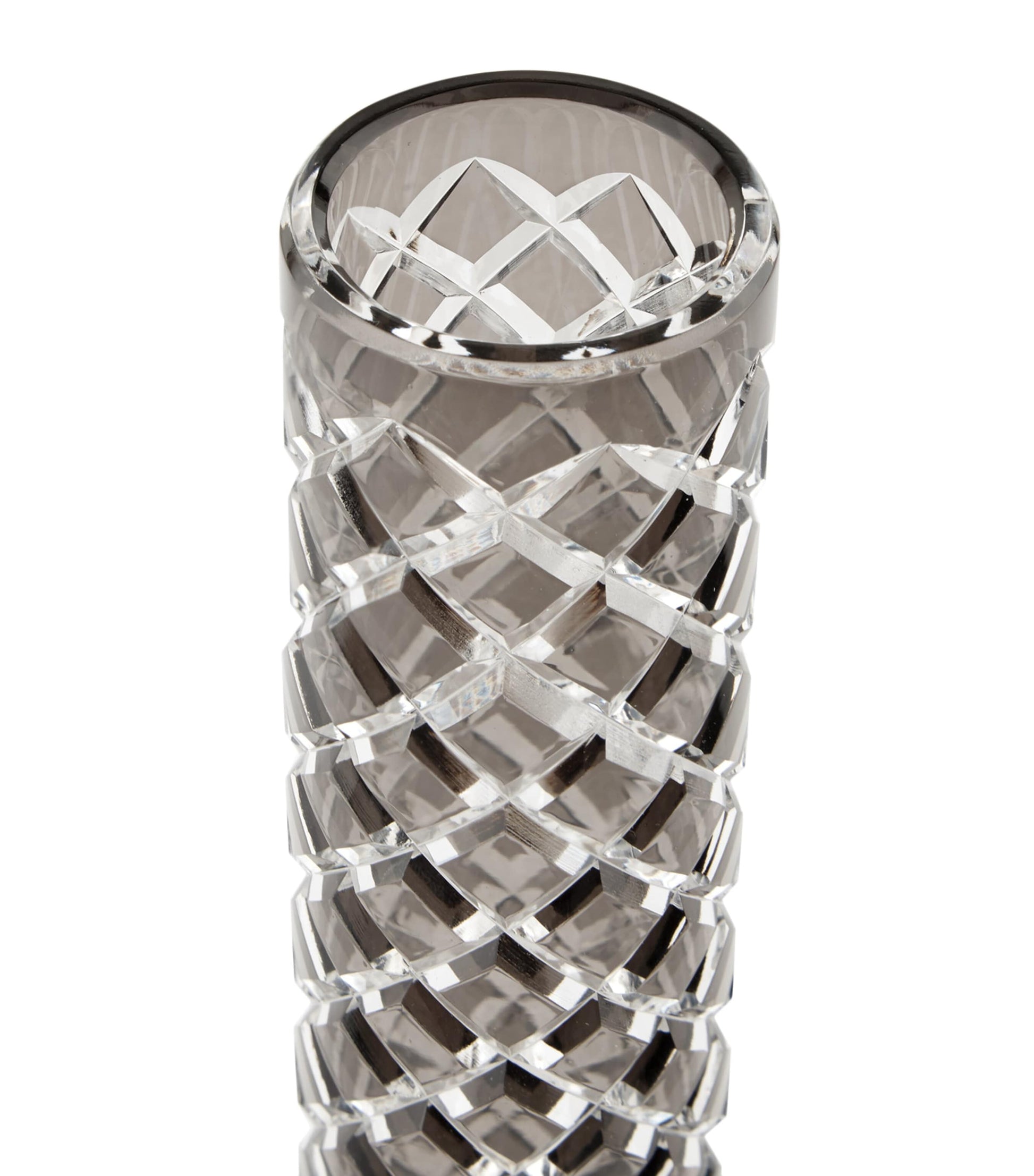 Bevelled Crystal Vase