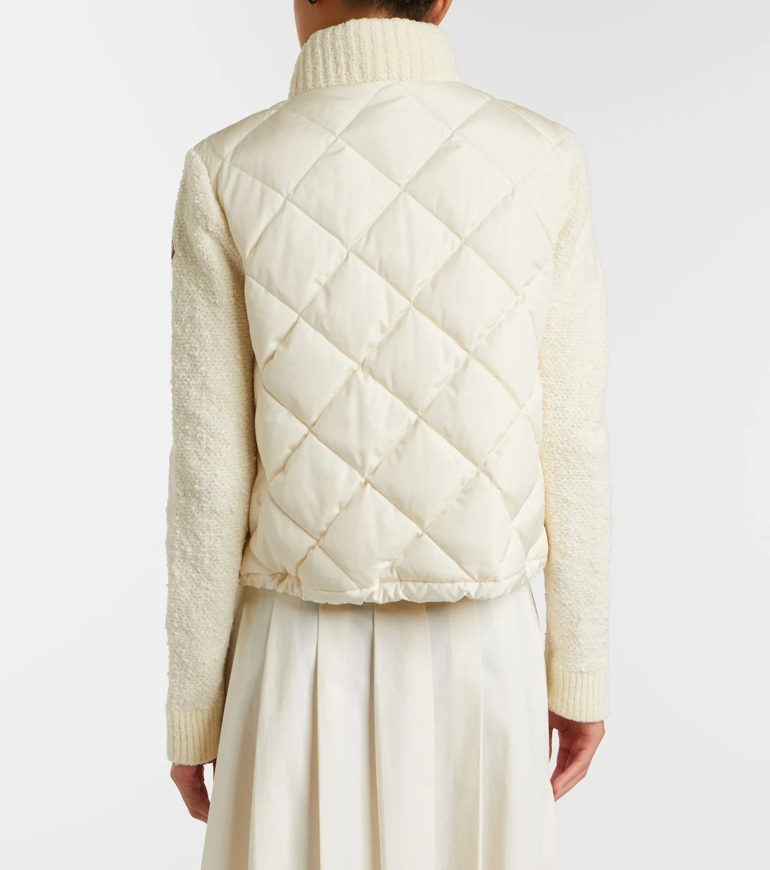 Moncler - Down-paneled cotton-blend cardigan