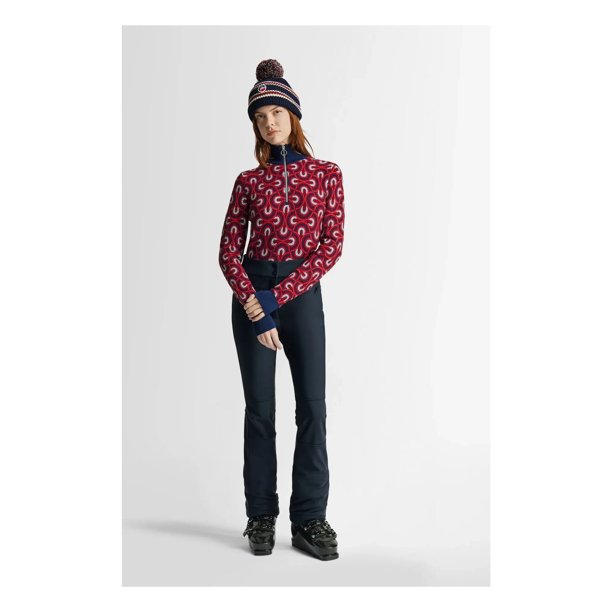 Fusalp - Knit Pill Pullover | Mahogany