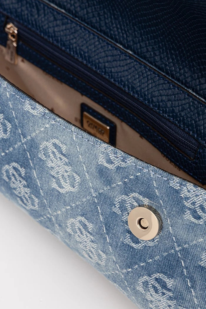 Guess Kadın Denim Baguette Çanta DOVIE