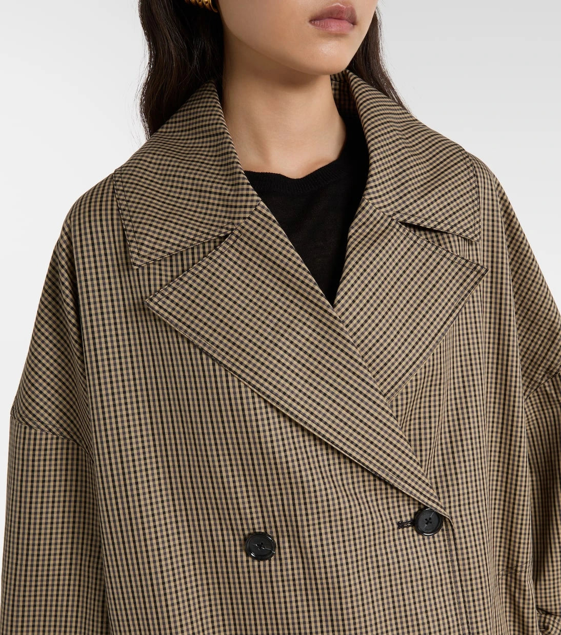 Toteme - Checked cotton blazer
