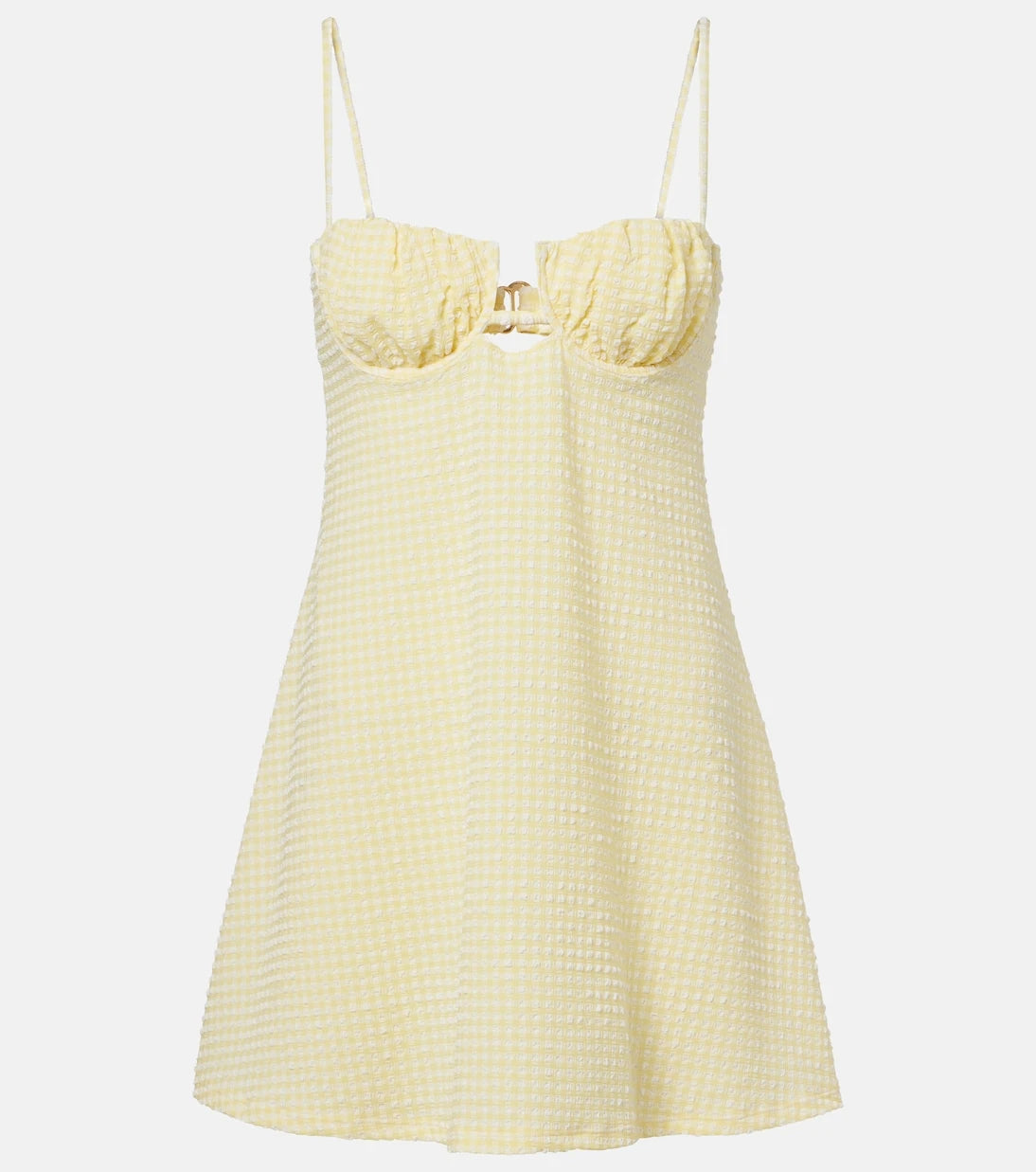 Montce - Petal gingham minidress