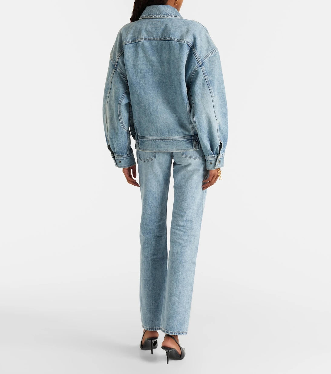 Saint Laurent - High-rise straight jeans