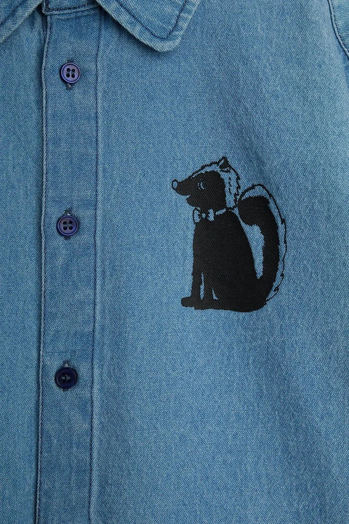 Skunk Denim Çocuk Gömleği