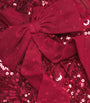 Red Sequinned Bow-Detail Dress (4-12 Years)