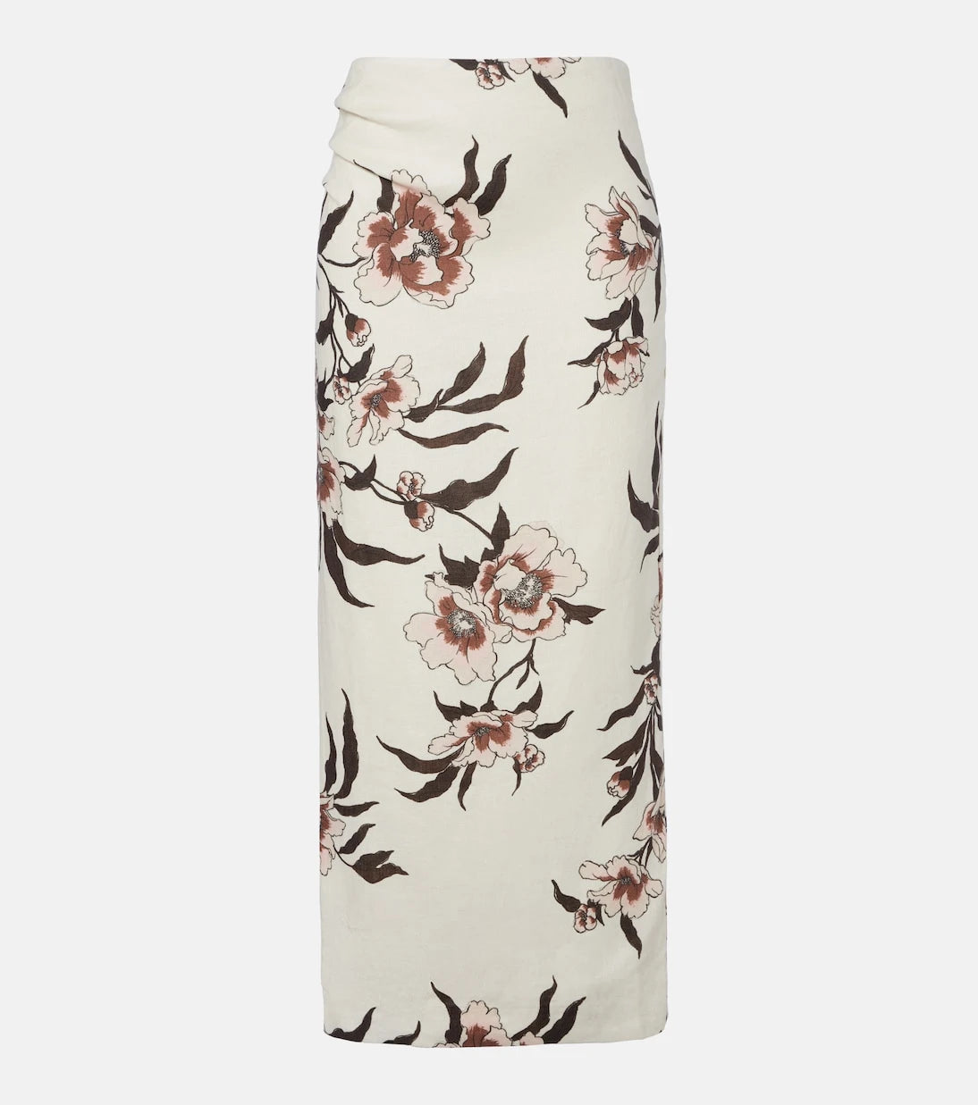 SIR - Floral linen maxi skirt