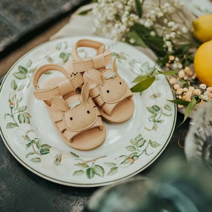 Детски сандали от кожа Donsje Stelloux Sandals Bride
