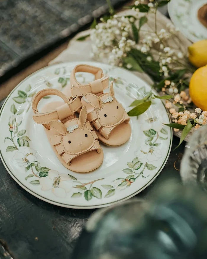 Donsje Stelloux Sandals Bride Deri Çocuk Sandalet