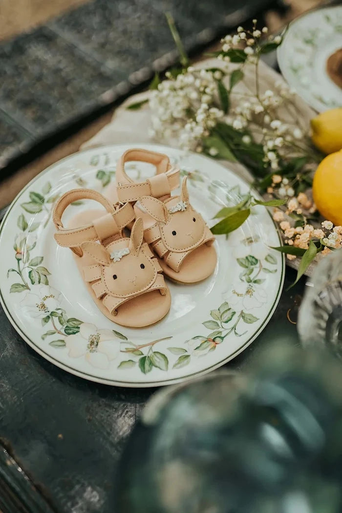 Donsje Stelloux Sandals Bride Deri Çocuk Sandalet
