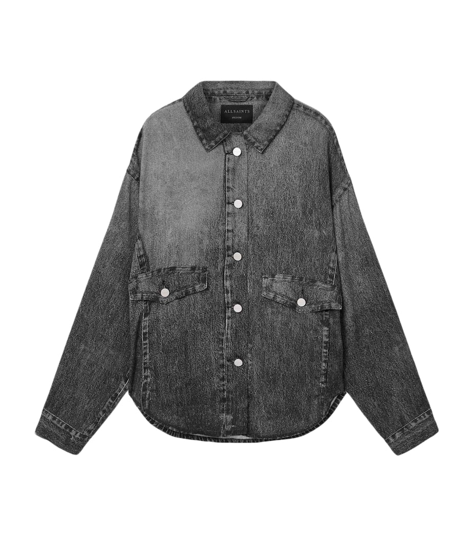 Oversized Illusion Print Hettie Overshirt