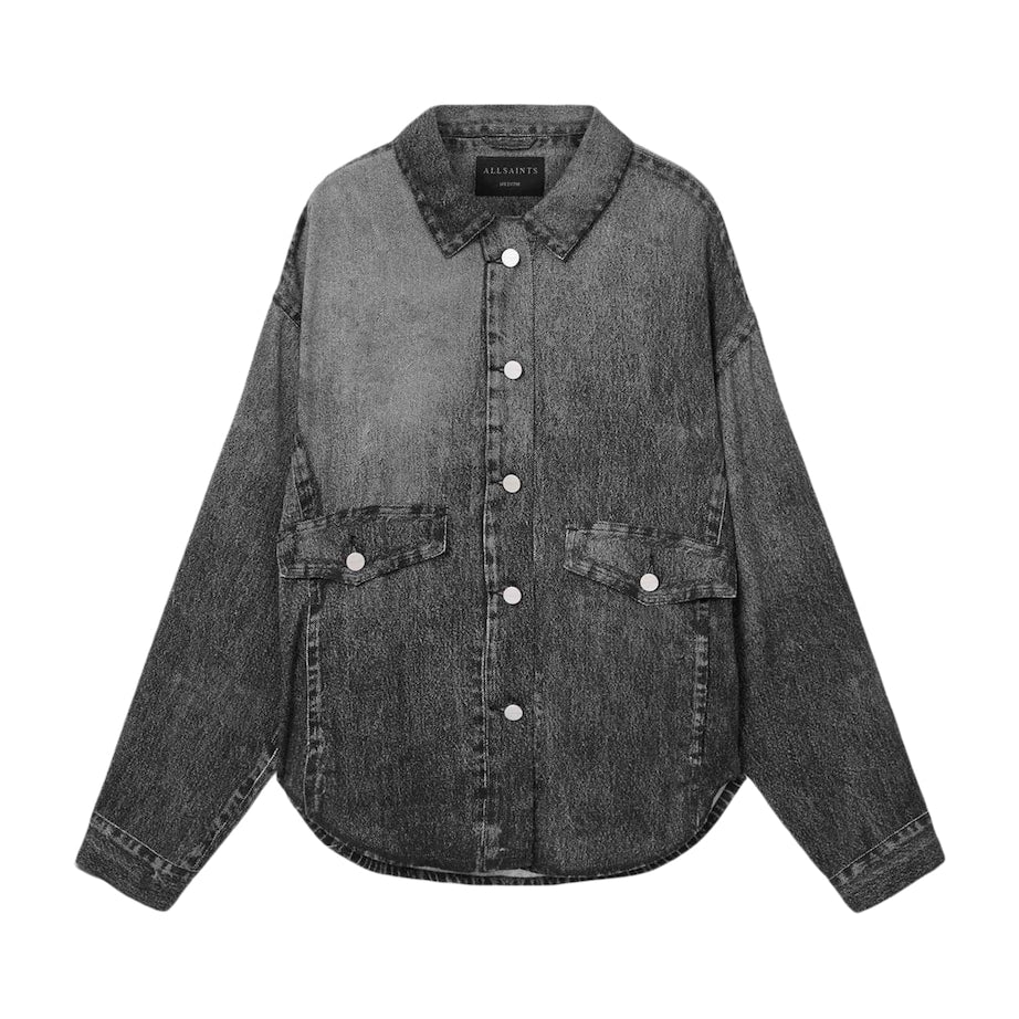 Oversized Illusion Print Hettie Overshirt