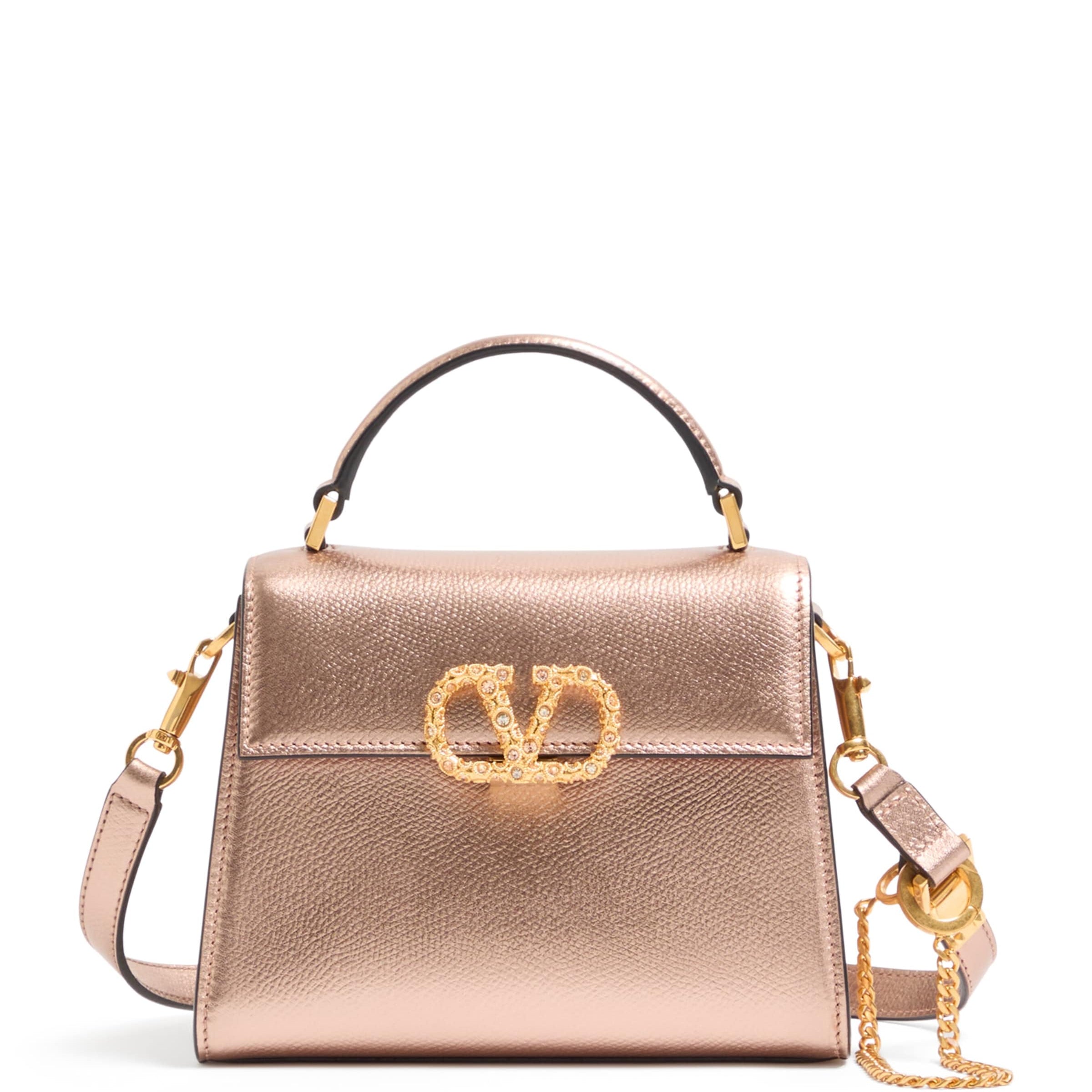 Mini Leather VSLING Top-Handle Bag