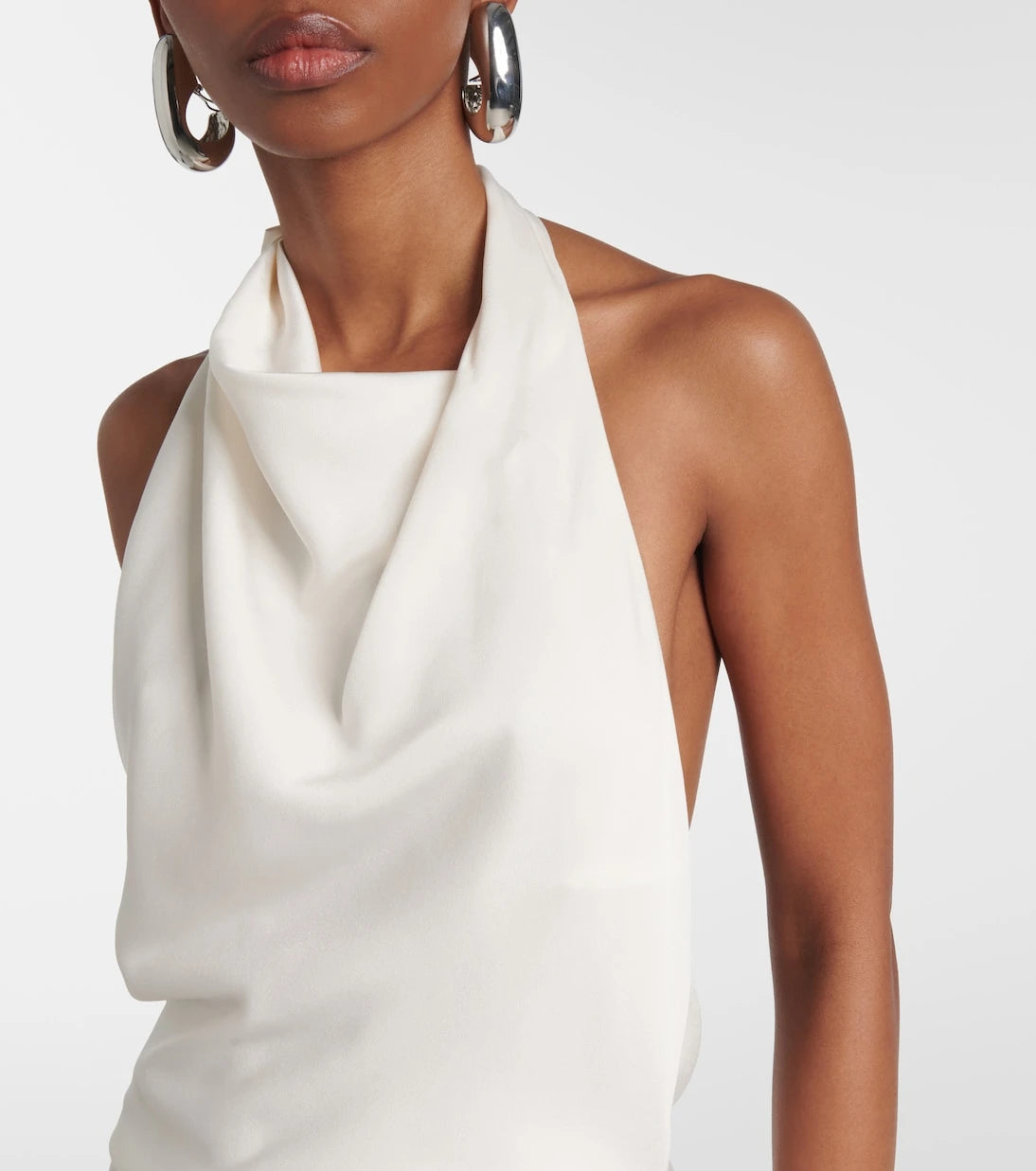 Simkhai - Reannon draped satin gown