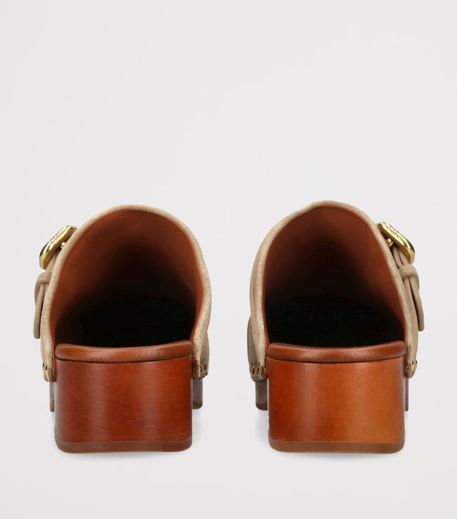 Leather Jeannette Clogs 50